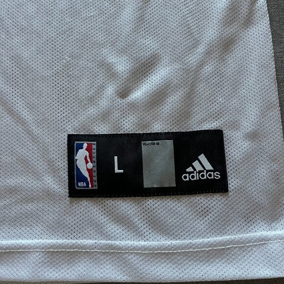 Adidas Boston Celtics Rajon Rondo Jersey Men Large White Green NBA Championship - Picture 4 of 11